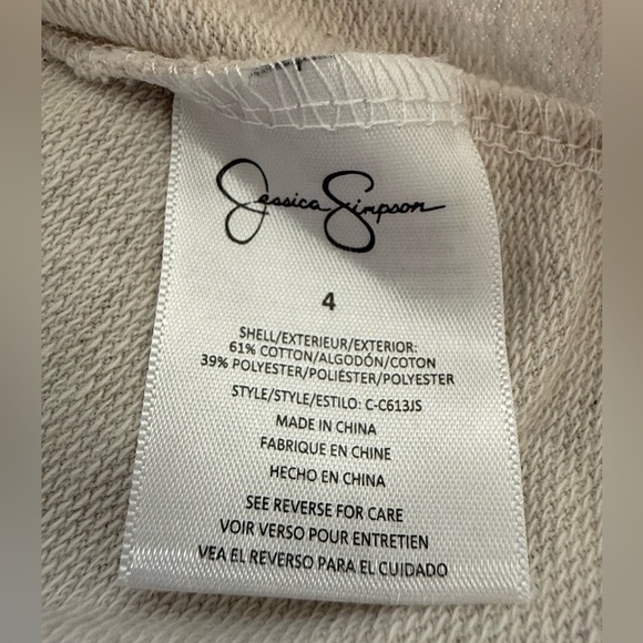 🌿 Jessica Simpson Girls 2-Piece Outfit | Size 4 | Long Sleeve Top + Ruffle Skirt - Picture 3 of 5